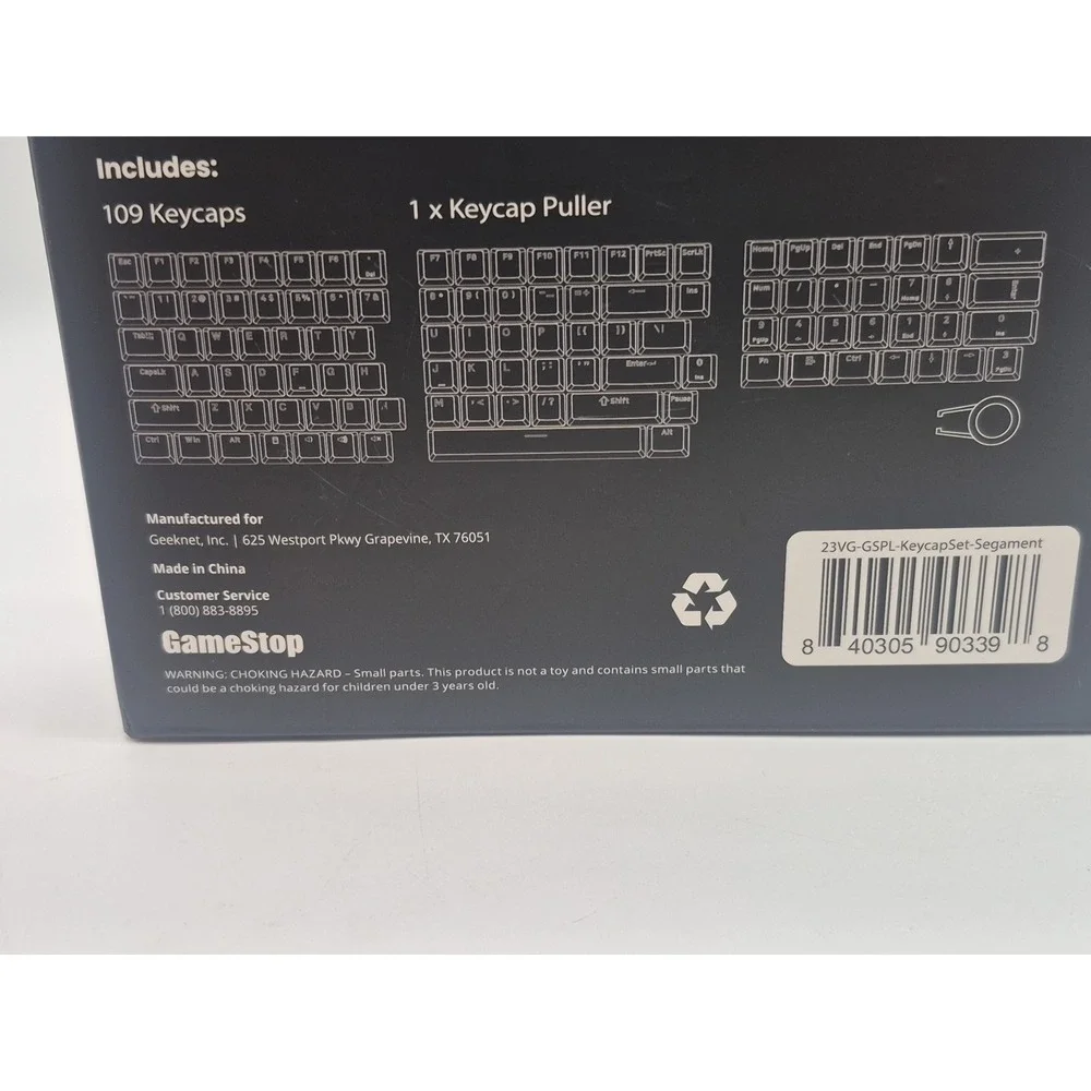 GameStop Double Shot Keycap Set for Mechanical Keyboard